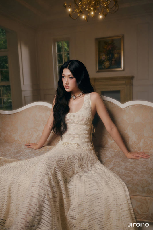 Jirene Creme Dress (Pre-order)