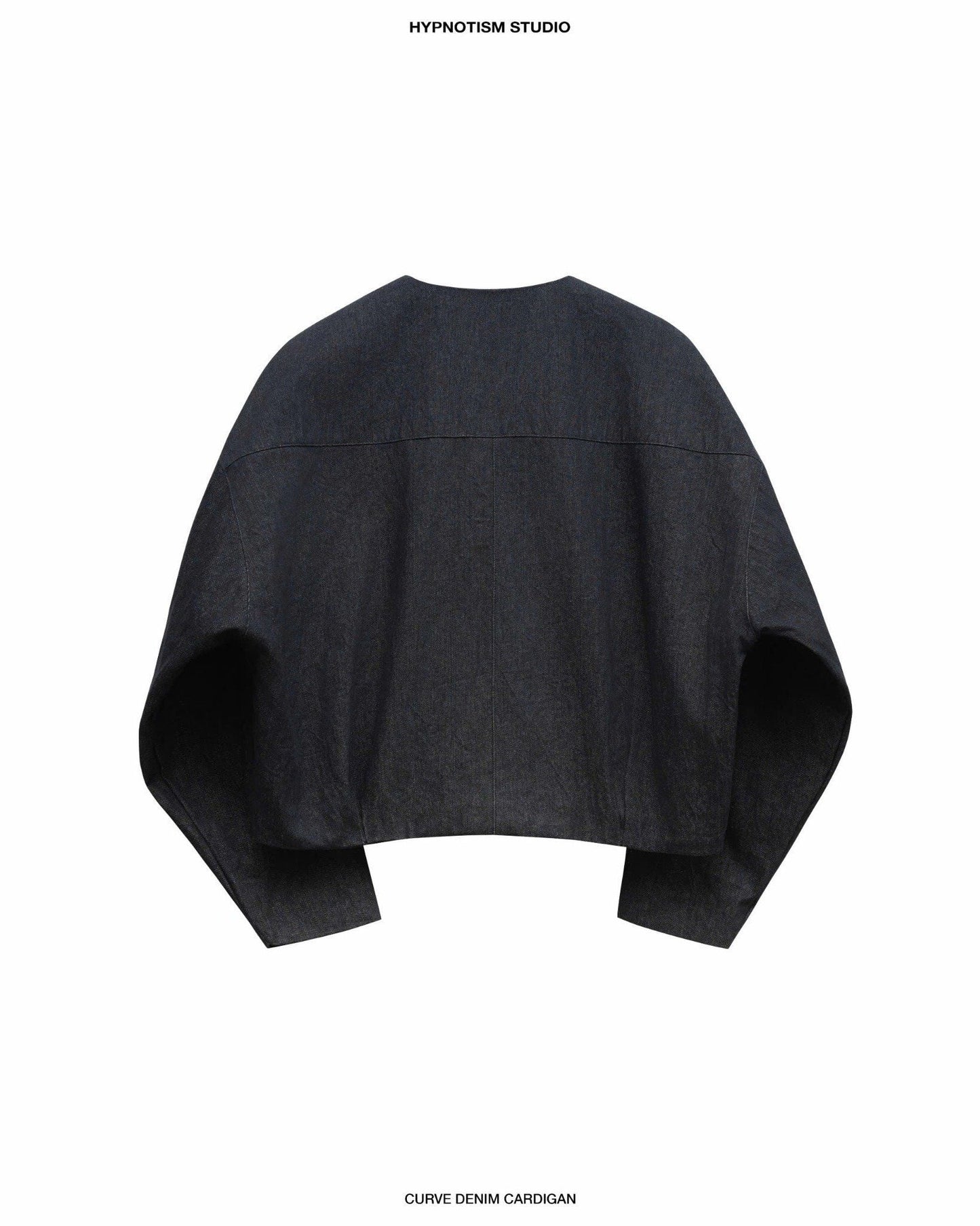 Hypnotism Curve Denim Cardigan