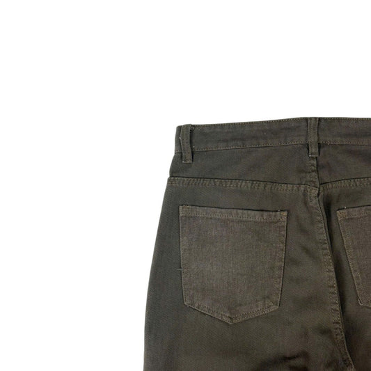 WHOSE Dark Brown Wide Straight Jeans (Pre-order)