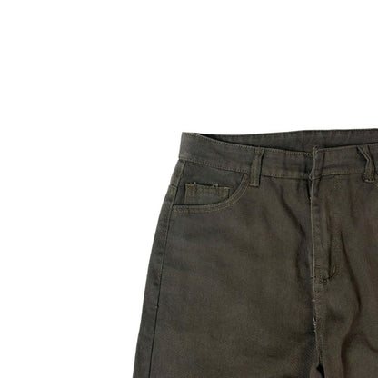 WHOSE Dark Brown Wide Straight Jeans (Pre-order)