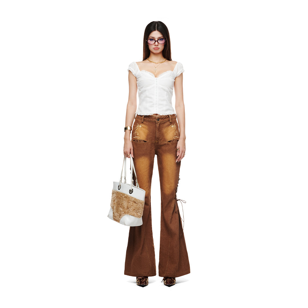 Aiai Studio Sweet Crush Flare Jeans