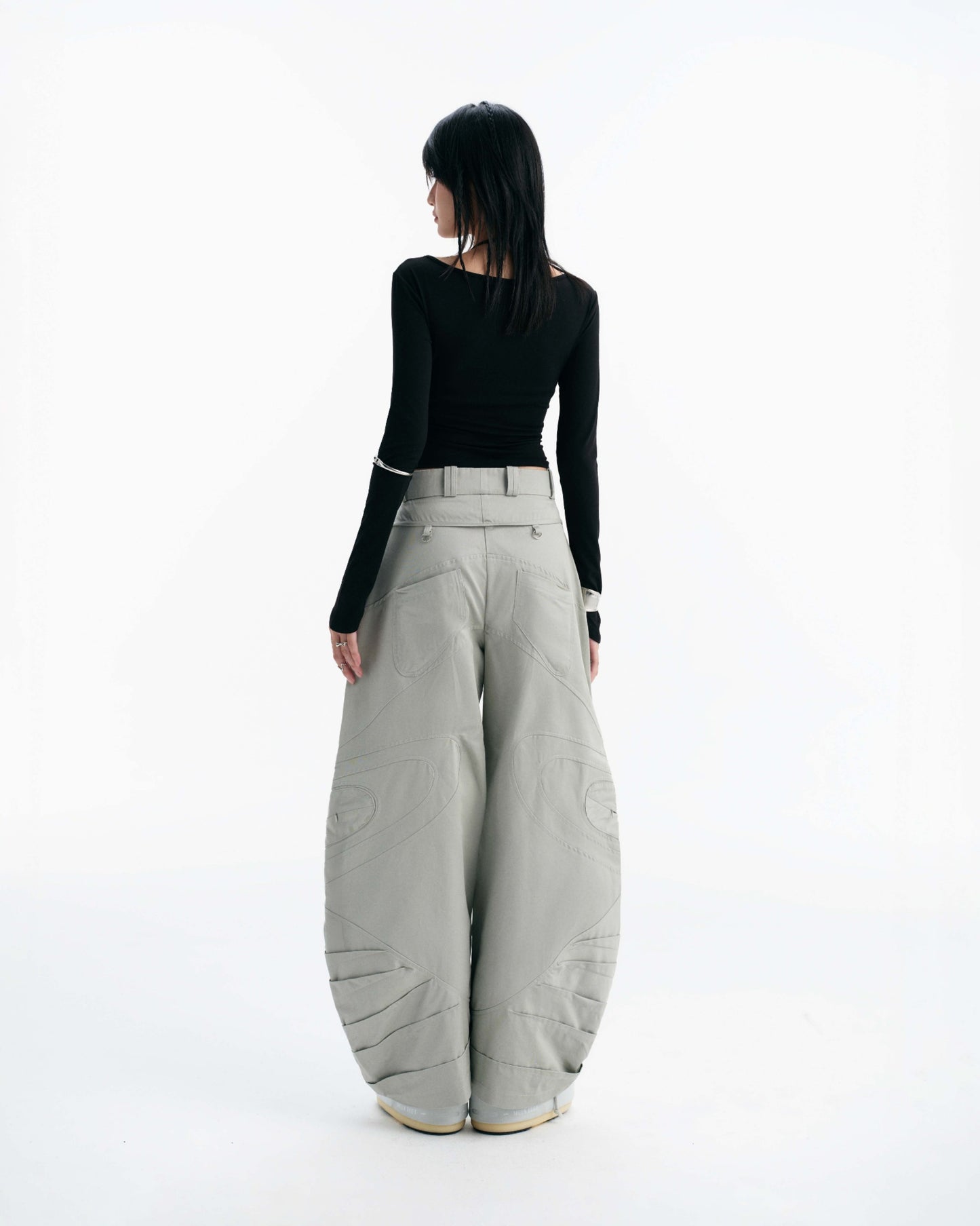 Bunny Hill Desmond Pants (Grey (Pre-order) - Em Clothing