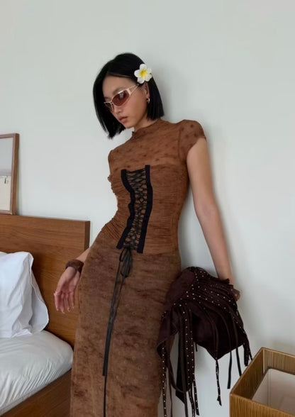 Sodope Club Brown Tender Top