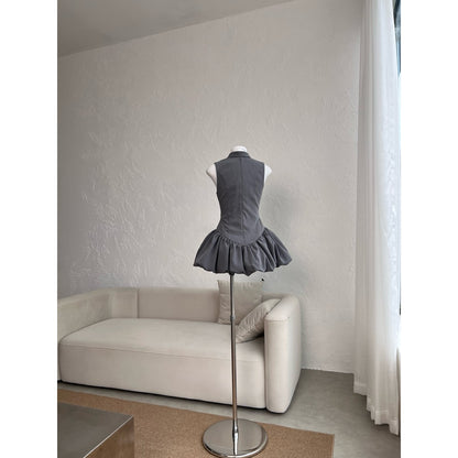 Cera Bubble Skirt Shirt Dress