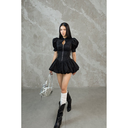 Cera Puff Sleeve Bubble Dress