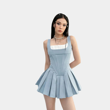 Cera Pleated Cami Dress