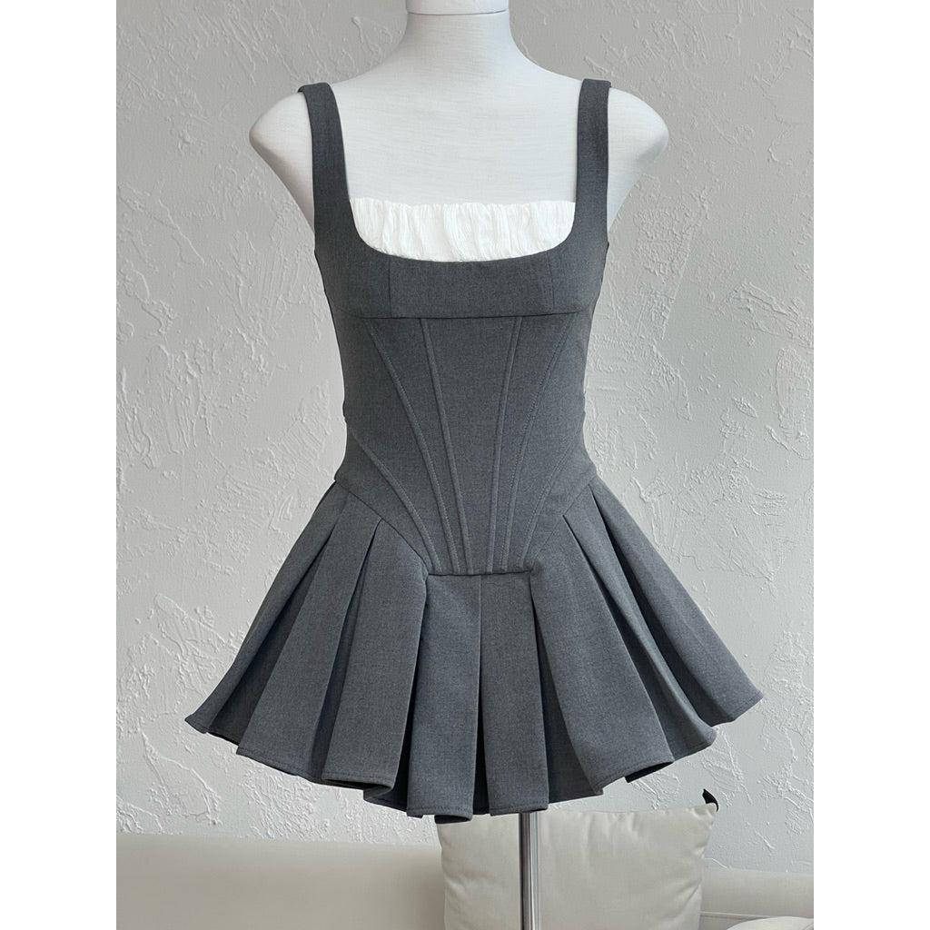 Cera Pleated Cami Dress