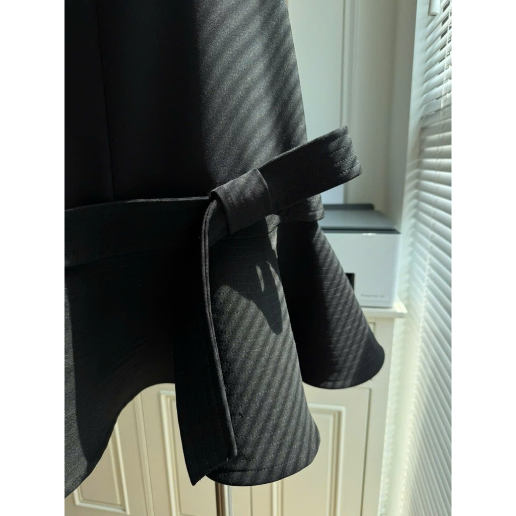 Colin Sleeveless Short Dress With Collared Neck And Flared Hem (Pre-order)