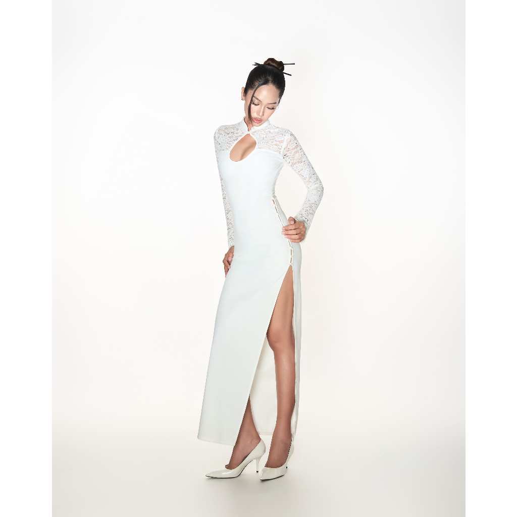 Crescent Dahlia Dress
