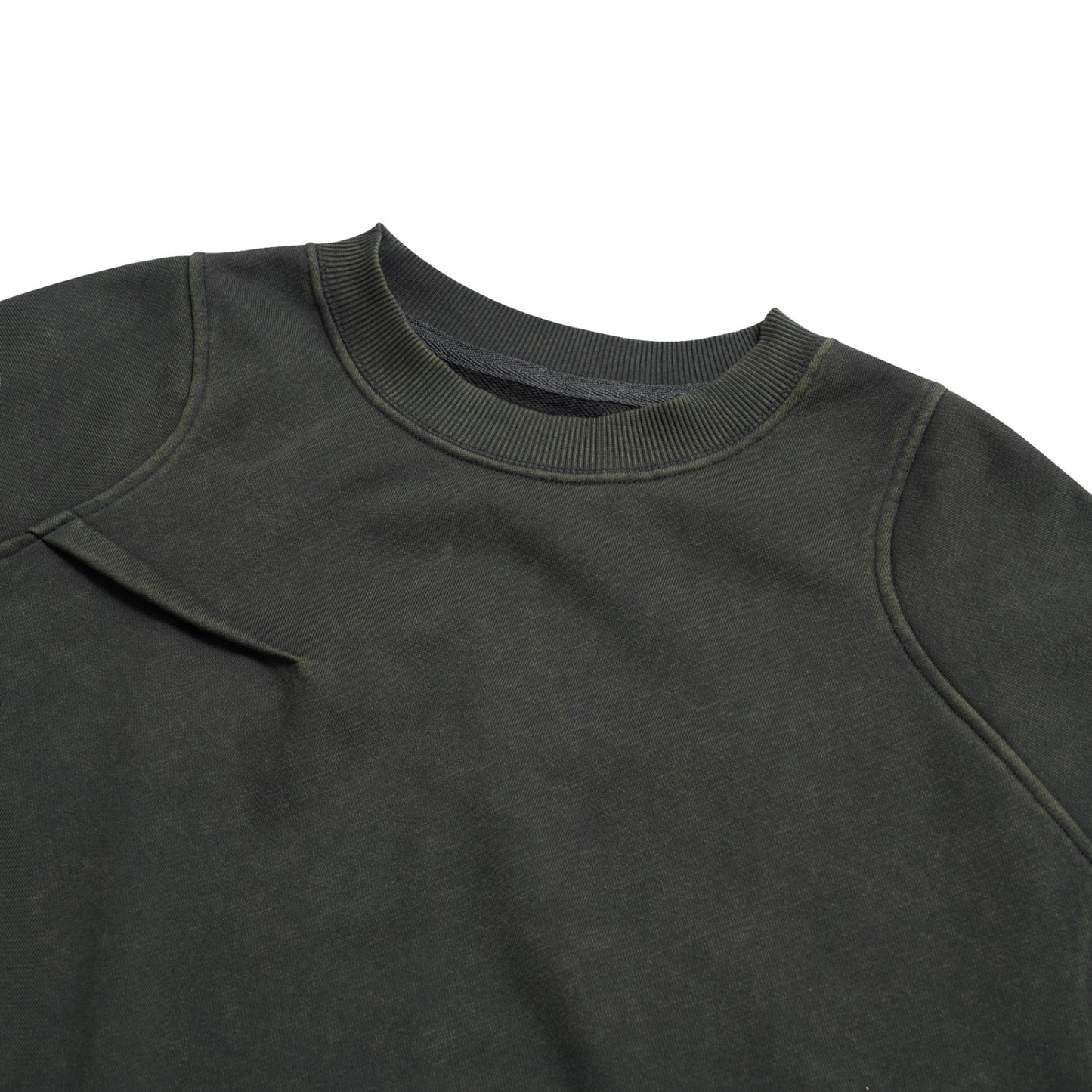 The Beuter Dark Brown Pleated Tee T-Shirt