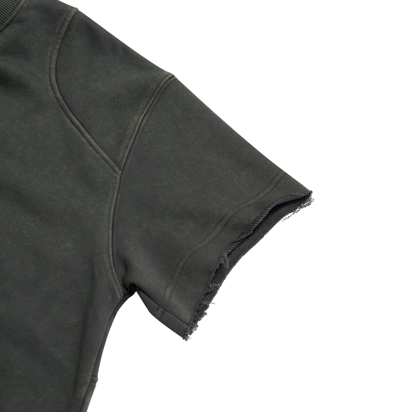 The Beuter Dark Brown Pleated Tee T-Shirt