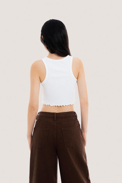 Libe Dark Brown Wide Leg Jeans (Pre-order)