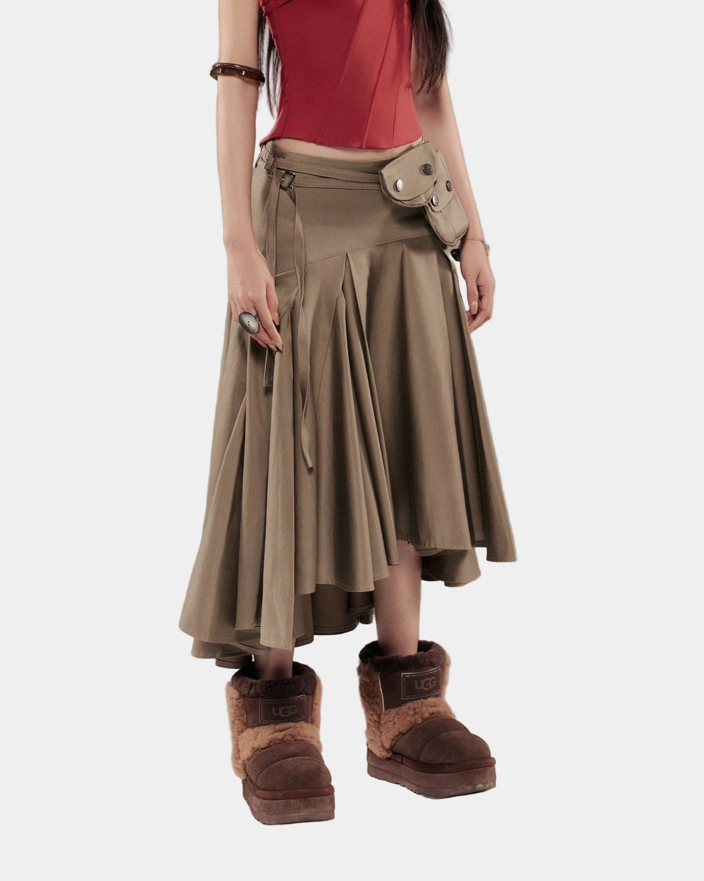 Bunny Hill Davon Skirt (Moss Green)