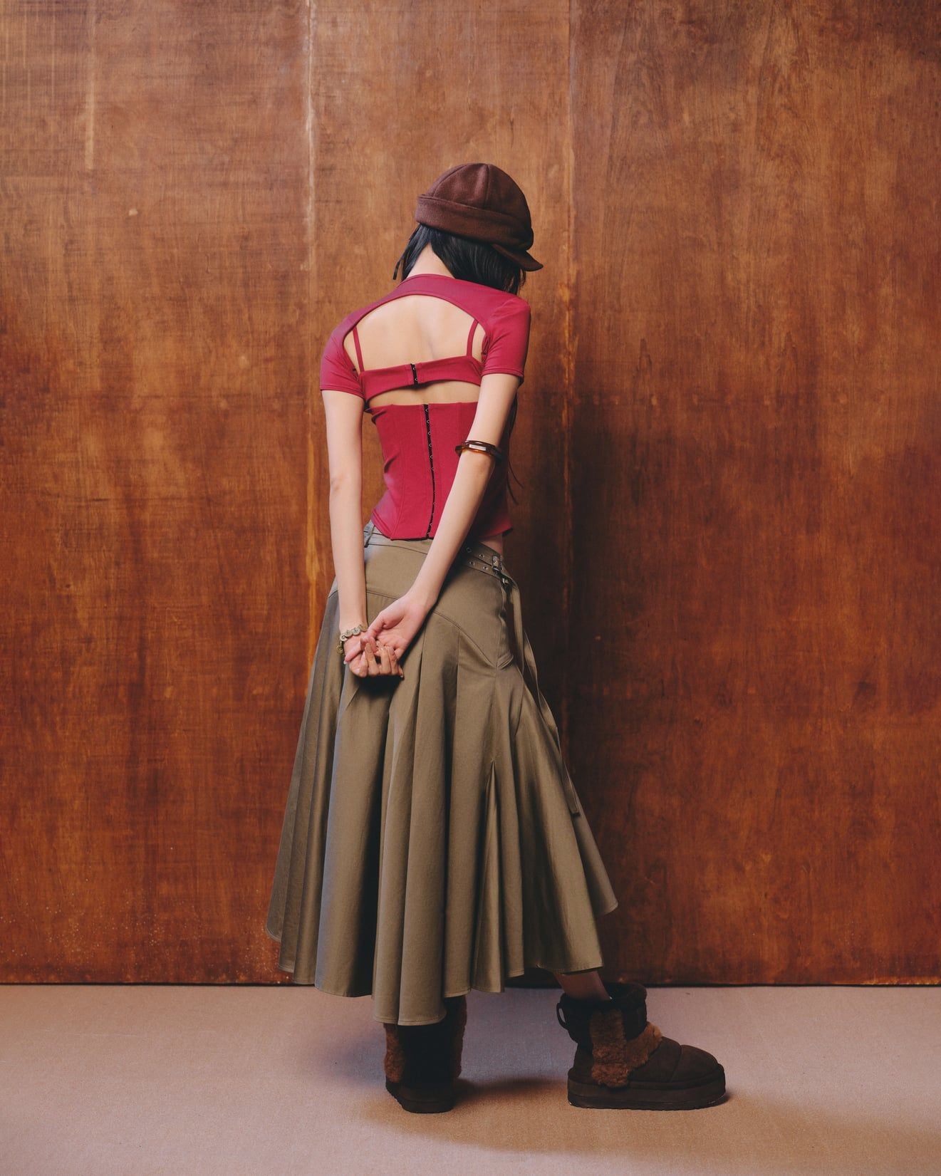 Bunny Hill Davon Skirt (Moss Green)