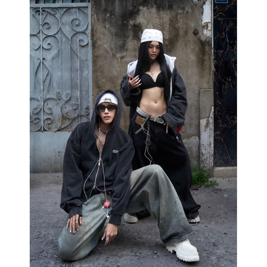 Devotus Static Hoodie Zip Wash - Delivery in 48h