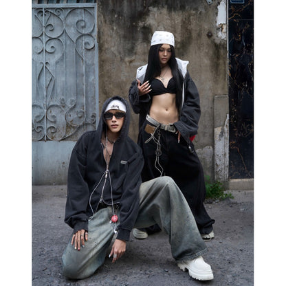 Devotus Static Hoodie Zip Wash - Delivery in 48h