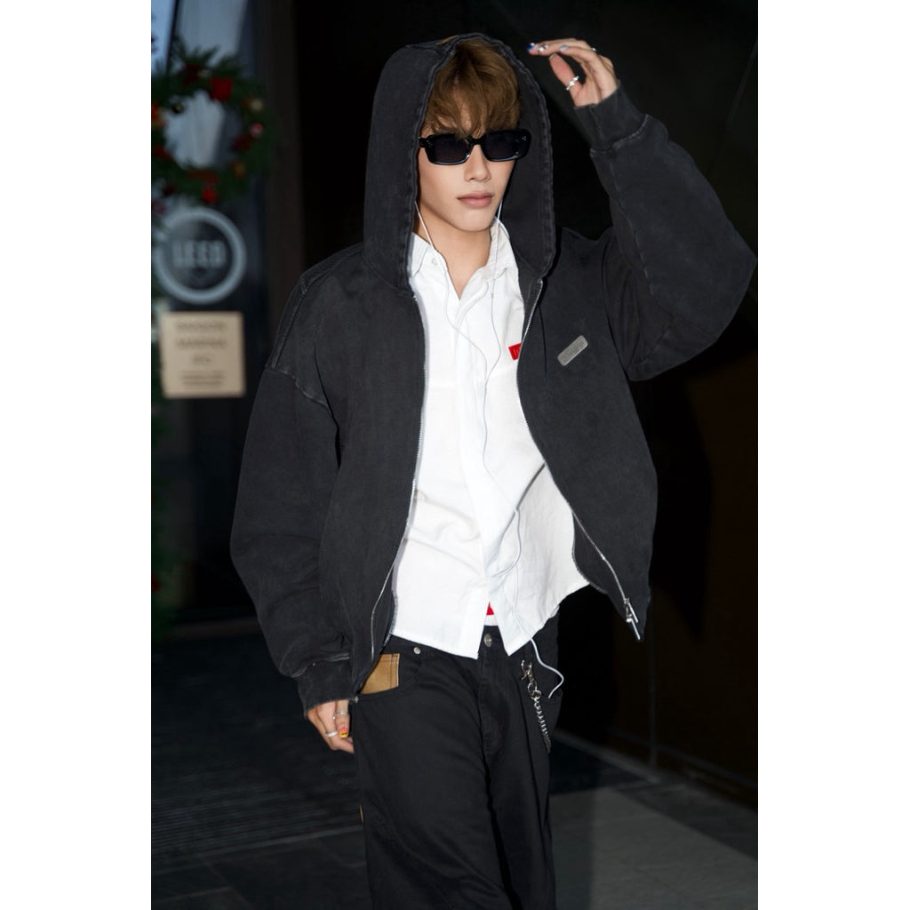 Devotus Static Hoodie Zip Wash - Delivery in 48h