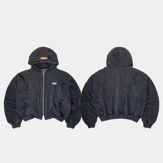 Devotus Static Hoodie Zip Wash - Delivery in 48h