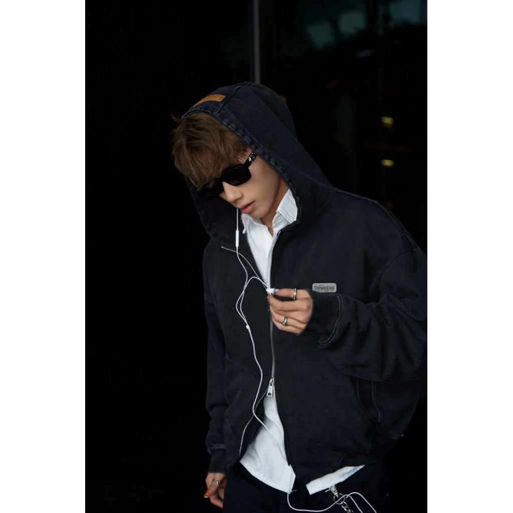 Devotus Static Hoodie Zip Wash - Delivery in 48h