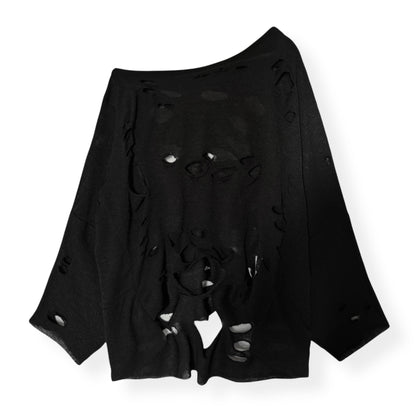 Kish Distroyed Longsleves Top