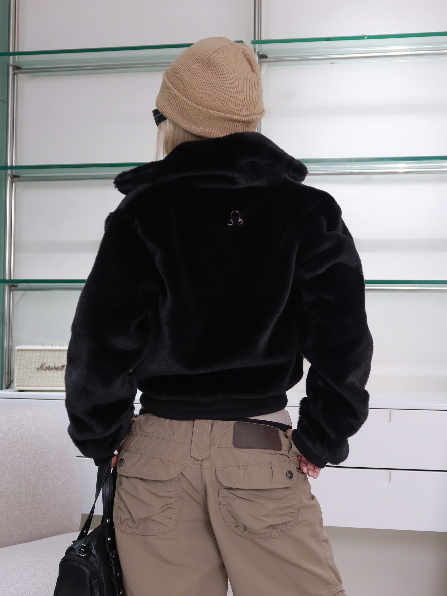 Nhabachtuot Double Zip Fur Jacket
