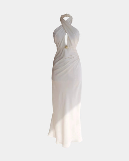 Ceci Ember Dress - Pearl Veil