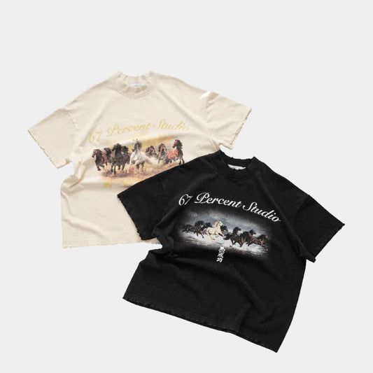 67percent Eight Horses T-shirt