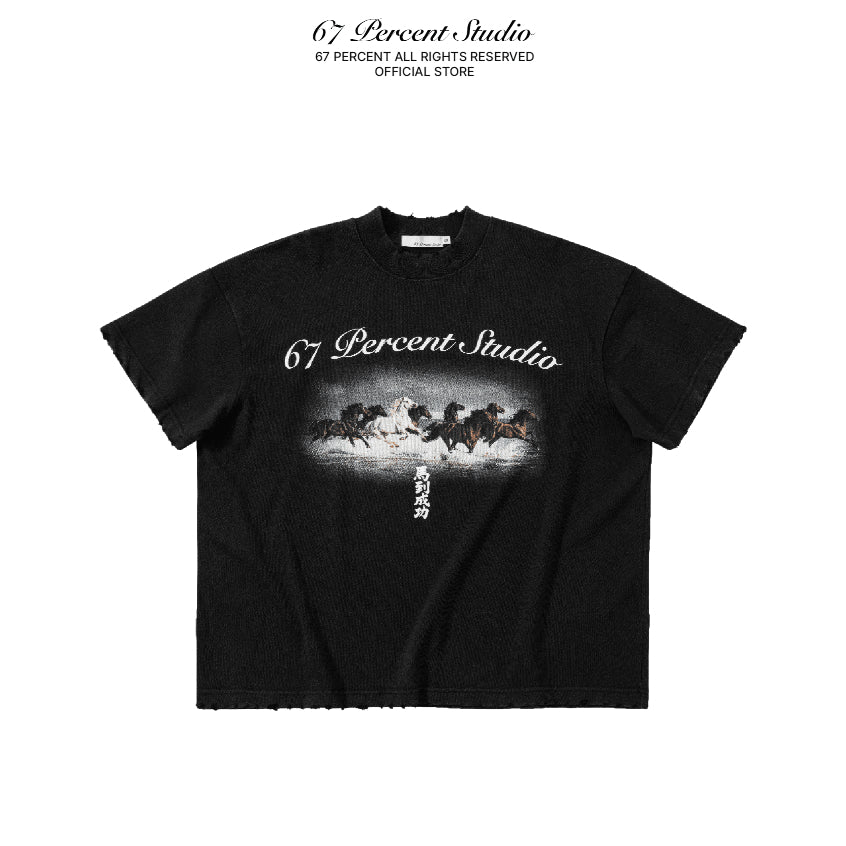 67percent Eight Horses T-shirt