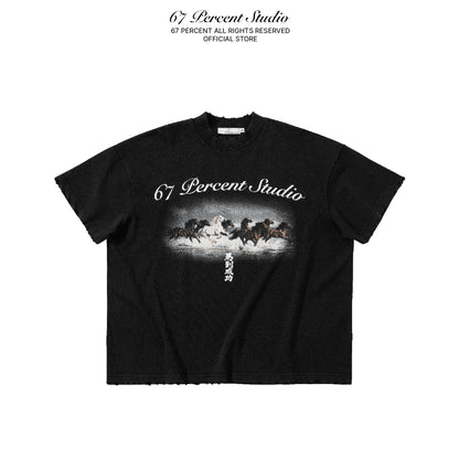 67percent Eight Horses T-shirt