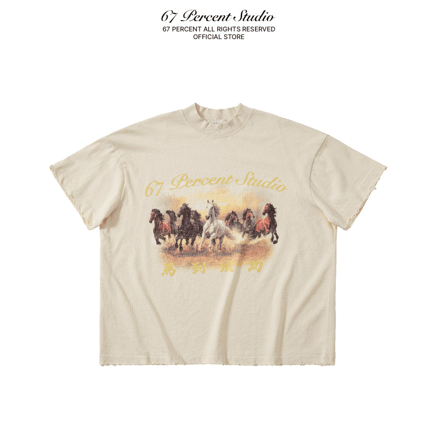 67percent Eight Horses T-shirt