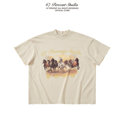67percent Eight Horses T-shirt