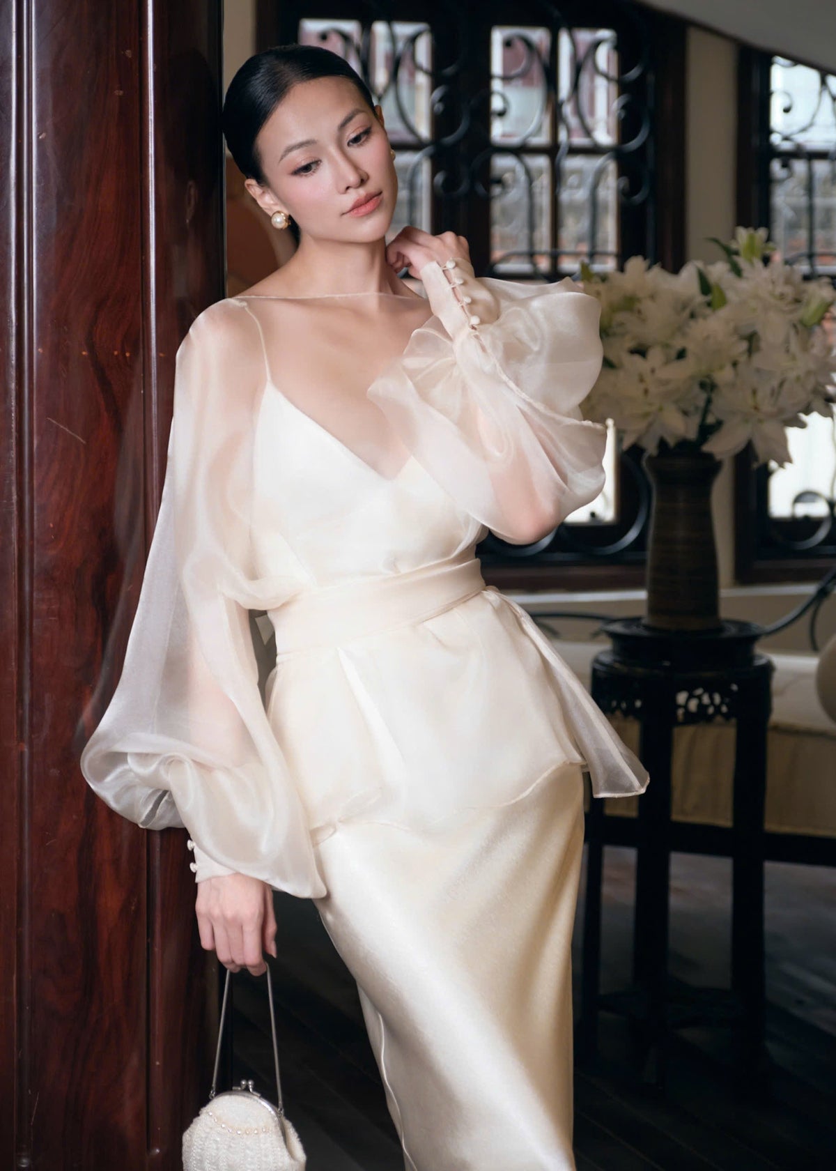 Kisserine Élie Dress - White