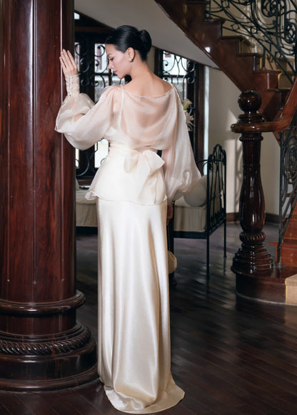 Kisserine Élie Dress - White