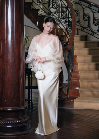 Kisserine Élie Dress - White
