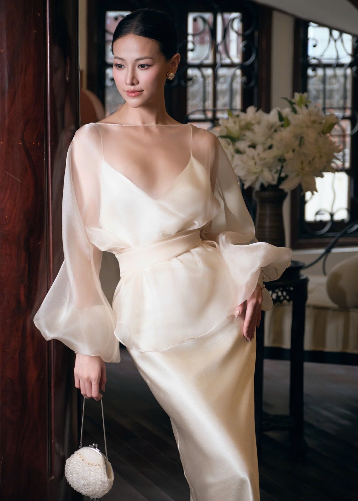 Kisserine Élie Dress - White