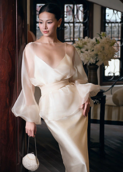 Kisserine Élie Dress - White