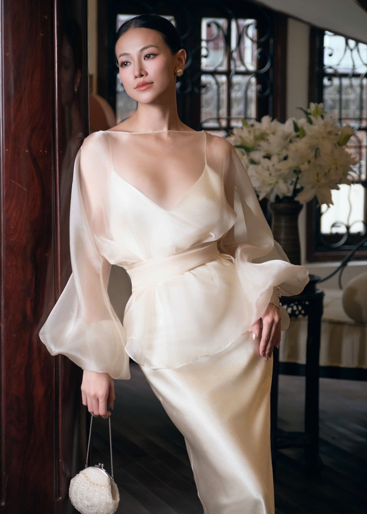 Kisserine Élie Dress - White