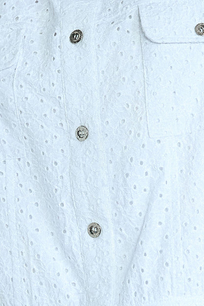 Libe Embroidered Puff Sleeves Shirt (Pre-order)