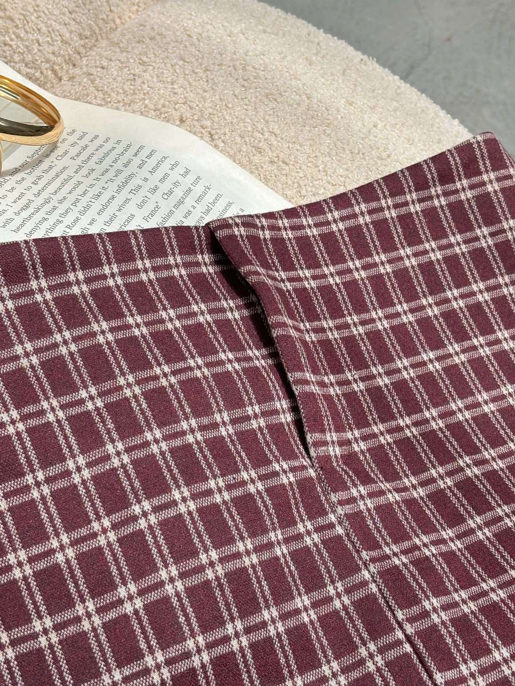 Mieufashionista Check Mini Skirt Emmi