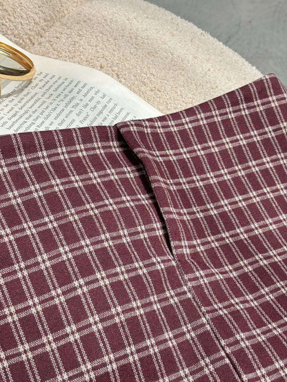Mieufashionista Check Mini Skirt Emmi