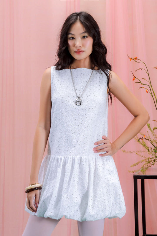 Libe Eyelet Bubble Dress (Pre-order)