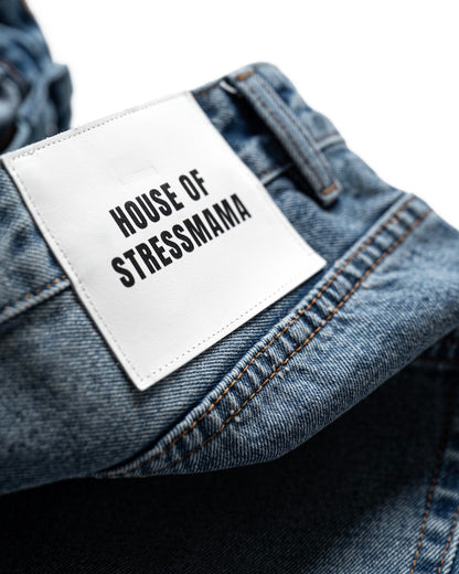 STRESSMAMA Fall25 Basic Denim Shorts (Pre-order)