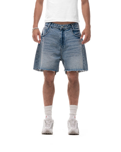 STRESSMAMA Fall25 Basic Denim Shorts (Pre-order)