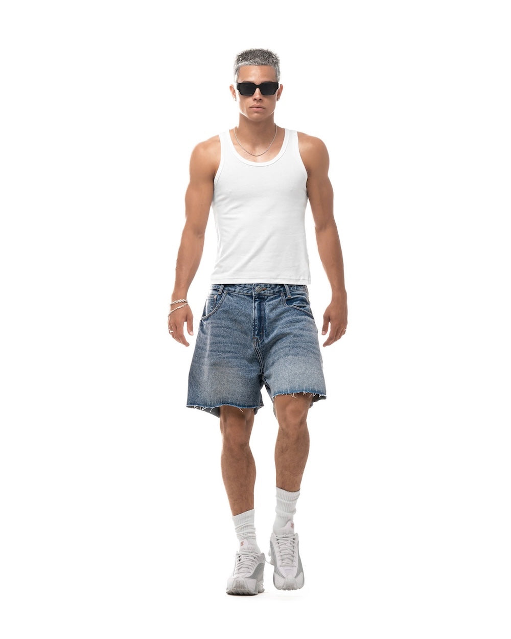 STRESSMAMA Fall25 Basic Denim Shorts (Pre-order)