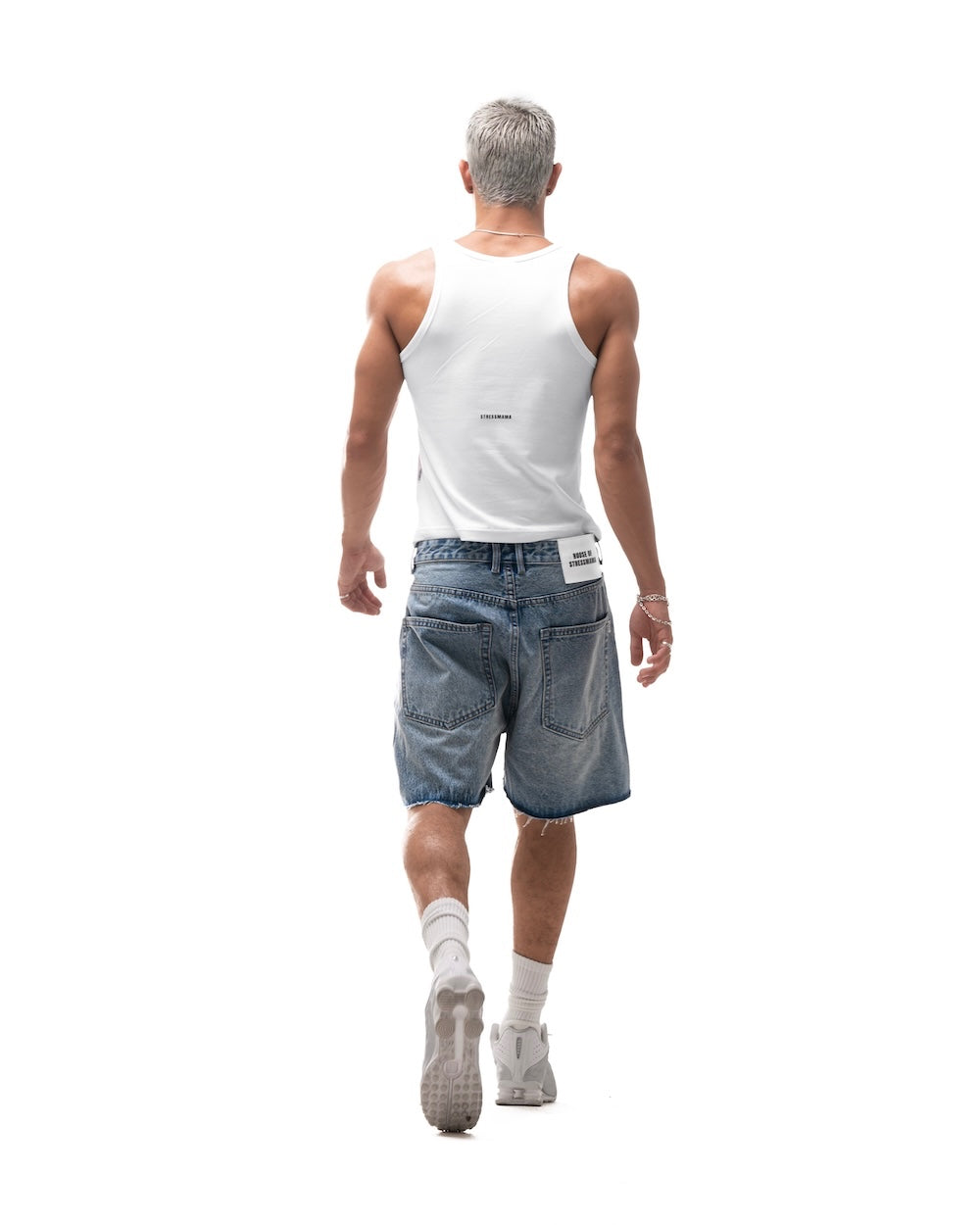 STRESSMAMA Fall25 Basic Denim Shorts (Pre-order)