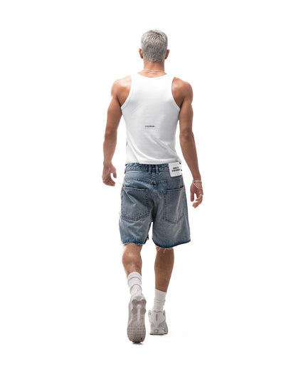STRESSMAMA Fall25 Basic Denim Shorts (Pre-order)