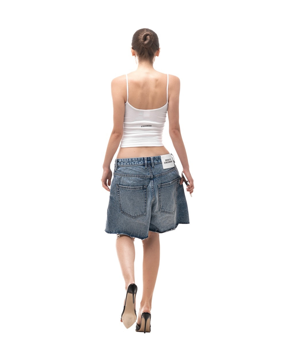 STRESSMAMA Fall25 Basic Denim Shorts (Pre-order)