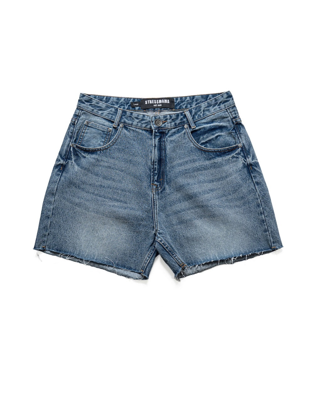 STRESSMAMA Fall25 Basic Denim Shorts (Pre-order)