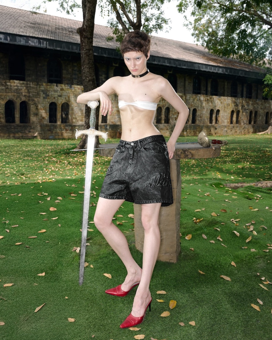 STRESSMAMA FW24 Coated Shorts (Pre-order)