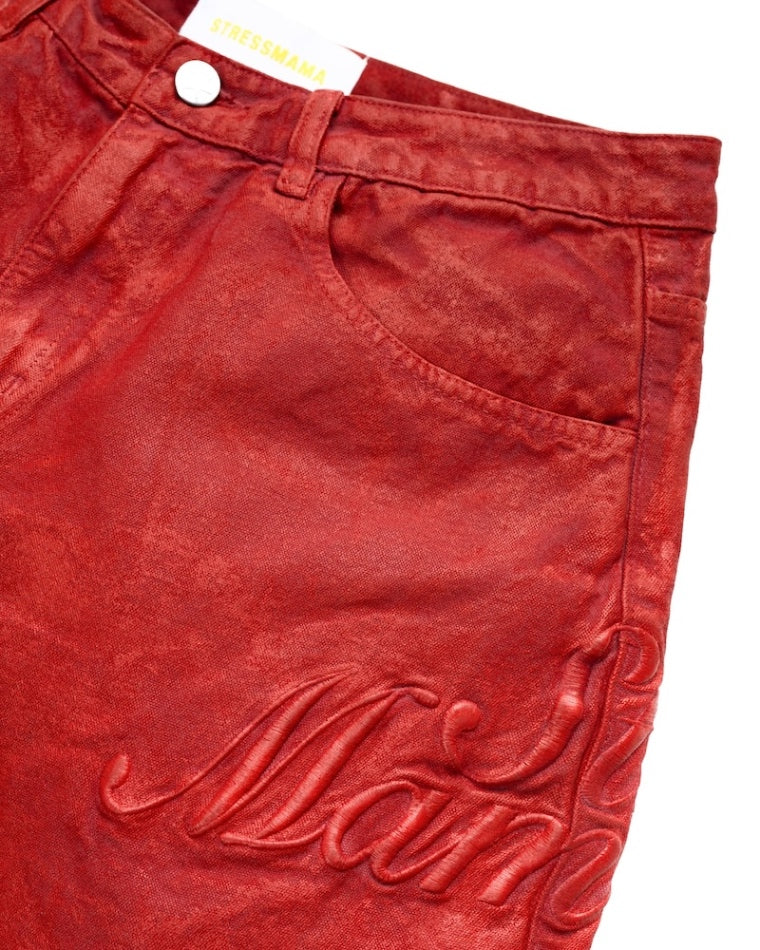 STRESSMAMA FW24 Coated Shorts (Pre-order)